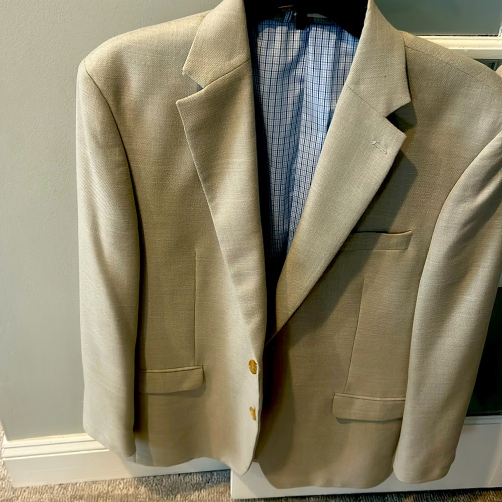 Men’s linen sport jacket, 42R